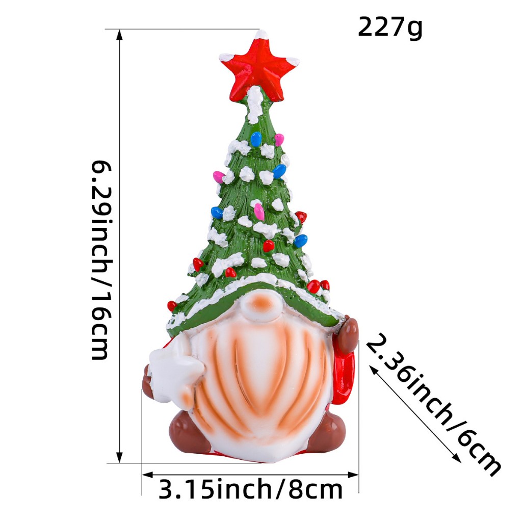 Christmas,Creative Christmas tree hat for the elderly - resin crafts